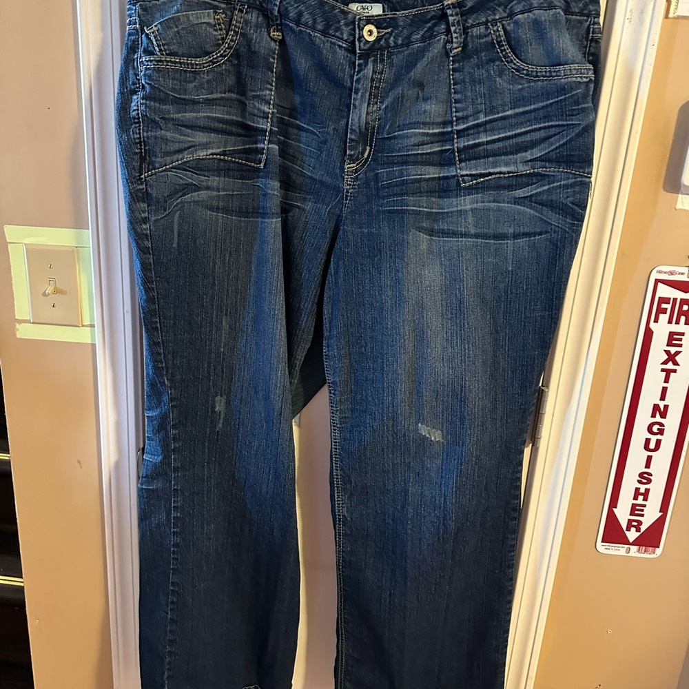 Cato Women's Relaxed Blue Jeans